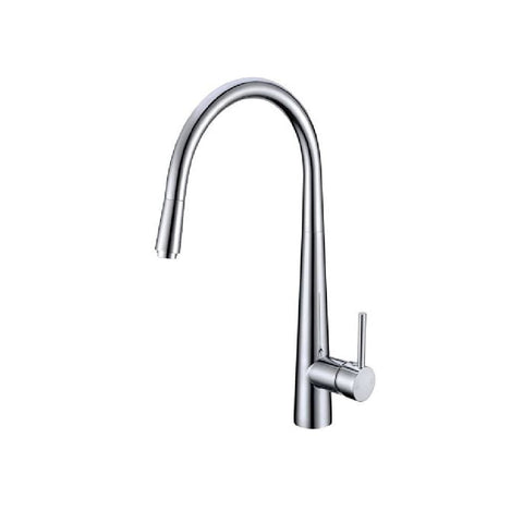 Aquaperla Kitchen Round Sink Mixer with Pull Out Chrome CH1021KM (4670902108220)