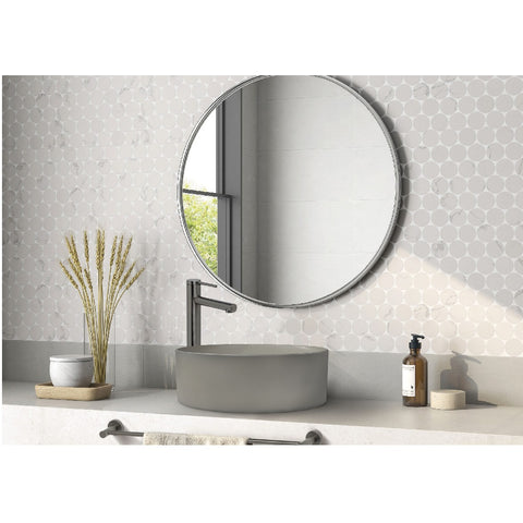 Johnson Suisse Venezia Round Basin Ash (Includes Pop Down Waste) JBSV039A.PW7