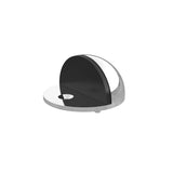 Meir Round Half Moon Door Stop Chrome MDS03-C