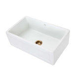 1901 Farmhouse Sink 755mm with Brushed Gold Waste AB5500-BGW