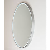Remer Sphere Premium Mirror LED 600x600mm Brushed Nickel Aluminium Frame S60DB-BN