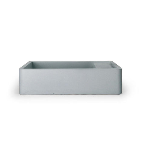 Nood Co Concrete Shelf 01 Basin Surface Mount Powder Blue (No Taphole/Overflow) SH1-1-WO-0-Powder Blue-OX