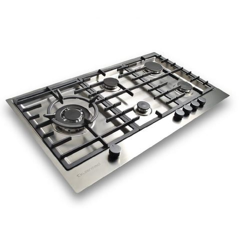 Kleenmaid Cooktop Gas 90cm Stainless Steel GCT9030