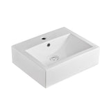 Fienza Above Counter Basin Willow 1th White Gloss RB7033