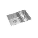 Everhard Excellence Squareline Double Bowl 670mm Stainless Steel 72150