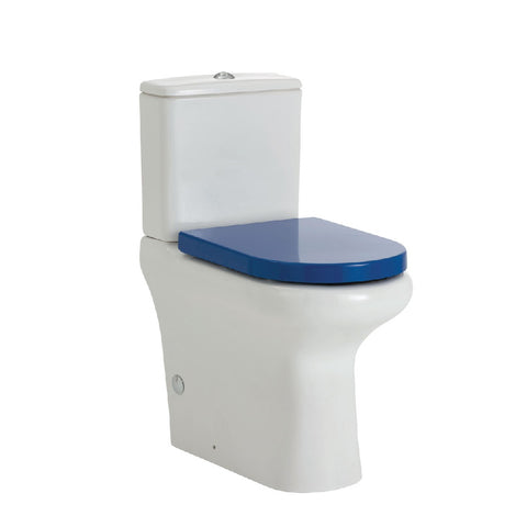 Fienza RAK Compact Toilet S-Trap 160-210mm Blue Seat 345122UB