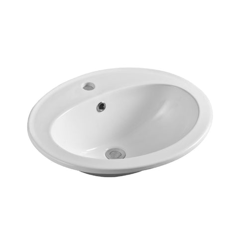 Fienza Inset Lacy Basin 1th White RB506A