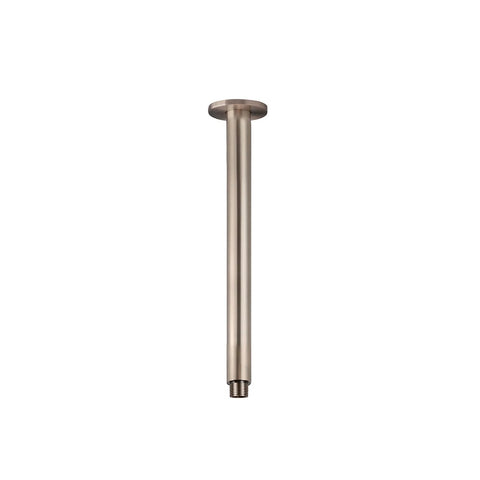 Meir Round Ceiling Shower Arm 300mm Champagne MA07-300-CH
