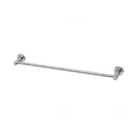 Phoenix Radii SS 316 Single Towel Rail Round Plate 600mm Stainless Steel RA804-51