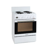 Artusi Oven 60cm Single Upright W/ Handle 7 Function W/ 4 Solid Plates White AFE607W (4615429226556)