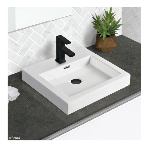 Fienza Above Counter Basin Como 1th White Gloss 7078W