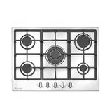 Artusi Cooktop 70cm 5 Burner Gas Hob With Flame Failure Stainless Steel CAGH75X (4615427031100)