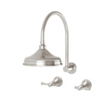 Phoenix Nostalgia Lever Shower Set Brushed Nickel NS121L-40 (4659229163580)