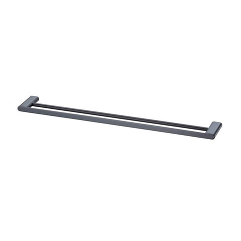 Oliveri Madrid Towel Rail Double 800mm Matte Black MA830BC3MB (4646978846780)