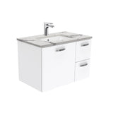 Fienza Unicab Calacatta Marble Wall Hung 750mm Vanity (Right Drawers) SM75JR (4597289418812)