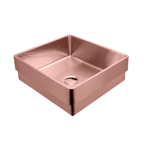 Oliveri Milan Rectangular Basin Inset Stainless Steel Copper MI50CU