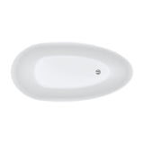 Fienza Dayo Acrylic Freestanding Bath 1500mm Gloss White FR94-1500