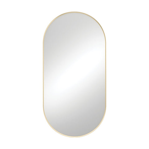 Fienza Mirror Empire 600x1200mm Oval Urban Brass FMP60120UB