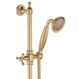 Fienza Lillian Lever Shower Rail Set with Taps Urban Brass 339103UB