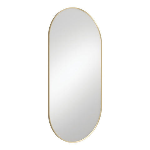 Fienza Mirror Empire 600x1200mm Oval Urban Brass FMP60120UB