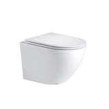 Seima Arko Toilet Wall Hung Rimless Pan Only Flat Seat White 191165 (4661499822140)