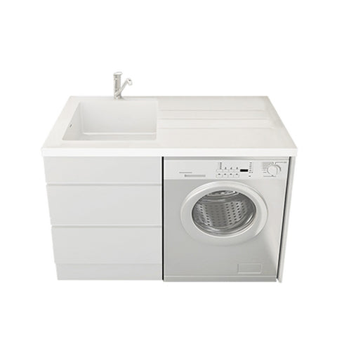 Everhard Laundry Unit All in One 1TH Left Hand Sink 77061 (77040 / 77051)