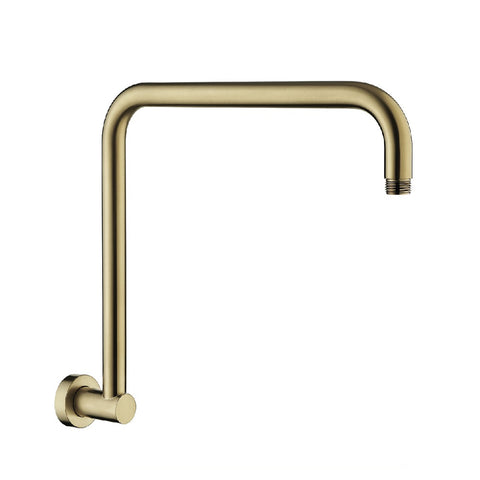 Fienza Round Fixed Gooseneck Wall Arm Urban Brass 422111UB (4705870970940)