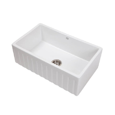 1901 Ribbleton Sink 755mm with Brushed Gold Waste AB5600-BGW