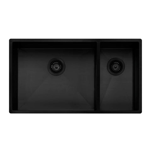 Oliveri Spectra 790x445mm Sink 1 & 1/2 Bowl Black SB35BK