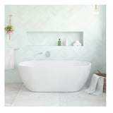 Fienza Koko 1500mm Freestanding Bath Matte White FR11572