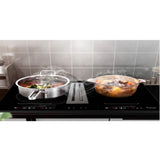 Kleenmaid Cooktop Induction 90cm Integrated & Air Extraction System Black ICTFX9020EX