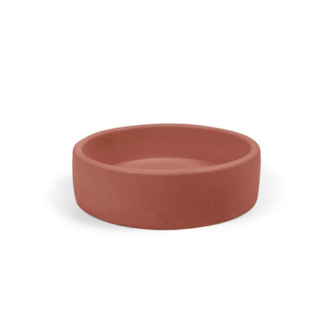 Nood Co Concrete Bowl Basin Round Surface Mount Musk BL1-1-0-Musk