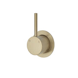 Fienza Kaya Up Wall Mixer Small Round Plate Urban Brass 228114UB (4705868349500)