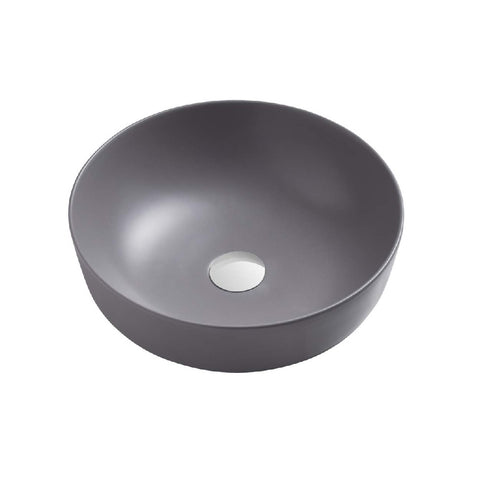 Oliveri Naples Basin Round Counter Top Matte Grey NA3771G