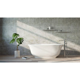 Belbagno Baden 1500mm Freestanding Bath Acrylic White BB2572