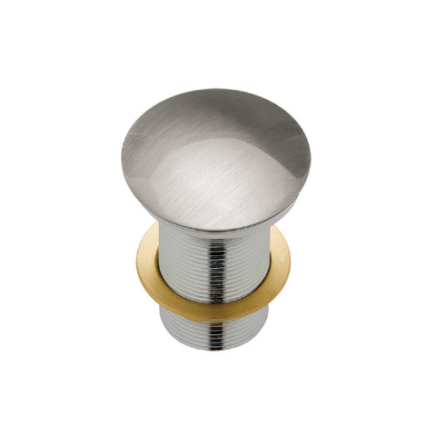 Fienza Basin Dome Pop Up Waste 32mm Brushed Nickel No Overflow WAS59BN