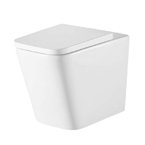 Oliveri Munich Wall Face Toilet Pan (Includes Seat) White MU126BTW+MU1263SC (4670901551164)