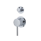 Fienza Kaya Wall Diverter Mixer, Small Round Plate Chrome 228102-4 (4705866154044)