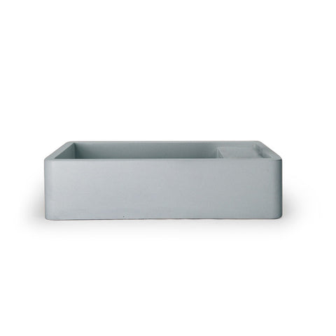 Nood Co Concrete Shelf 01 Basin Surface Mount Powder Blue (No Taphole/No Overflow) SH1-1-NO-0-Powder Blue