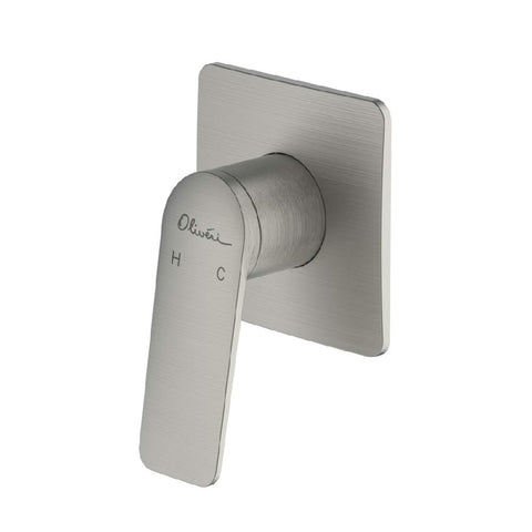 Oliveri Paris Wall Mixer Brushed Nickel PA100500BN (4646982942780)