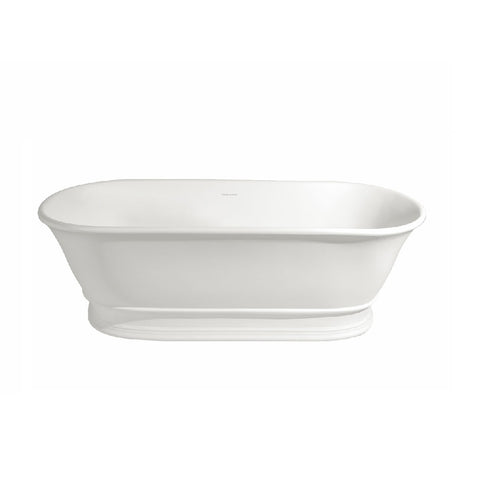 Turner Hastings Cambridge 174 Titan Cast Bath Solid Surface Satin Silk White CA1740TCB