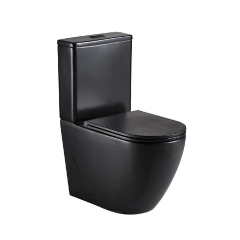 Fienza Koko Toilet Suite S Trap 90-160 Matte Black K002MBA