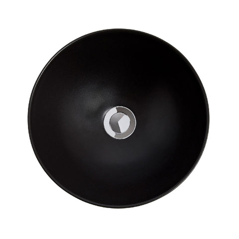 Johnson Suisse Venezia Round Bowl Basin Graphite (Includes Pop Up Waste) JBSV036G.PW6