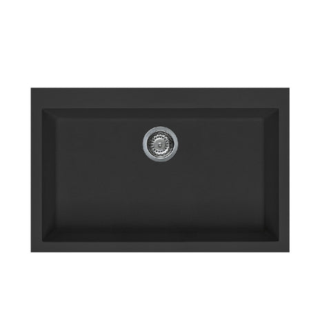 Artusi Sink One Bowl  790mm X 500mm Black AGS791B (4615432536124)