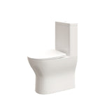 Everhard Nugleam Contour Toilet Suite - Thin Seat White 75592