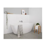 ADP Slumber 1600mm Cast Marble Freestanding Bath Gloss White SLUMBATH1600G (4641023950908)
