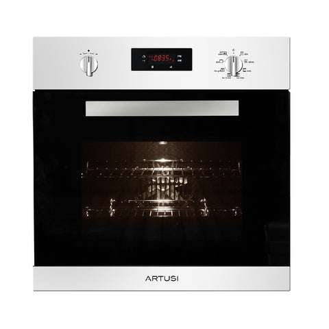 Artusi Oven 60cm 10 Function Built In Pyrolytic Stainless Steel AO654XP (4615429947452)