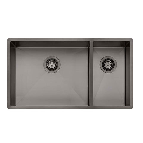 Oliveri Spectra 790x445mm Sink 1 & 1/2 Bowl Gunmetal SB35GM