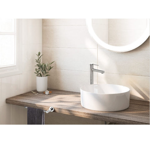 Johnson Suisse Venezia Round Basin White (Includes Pop Down Waste) JBSV039.PW7