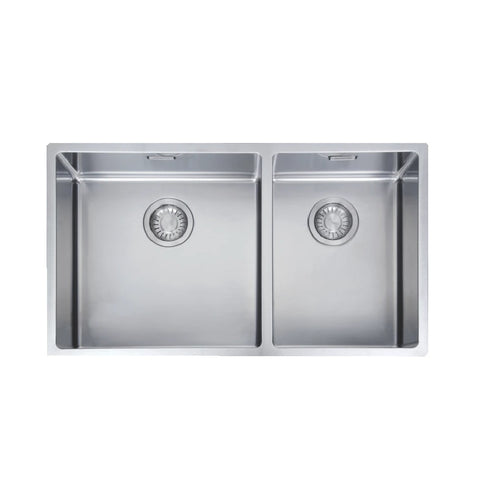 Franke Bolero Sink 780mm 1 & 3/4 Stainless Steel Inc RM44 , DT360 (Right hand side small bowl) BOX220-42/29 SBR
